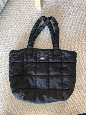 ASOS Black Quilted Puffer Tote Bag